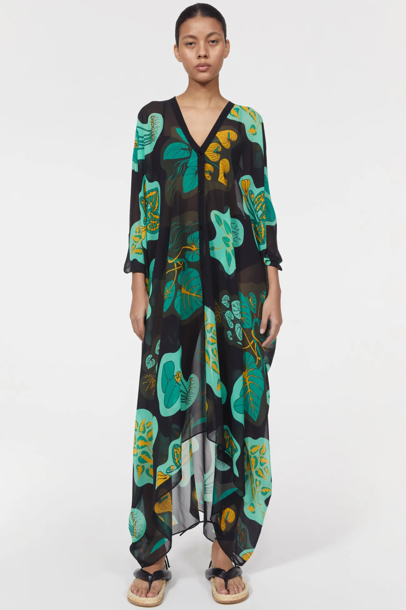 Discount Rodebjer Agave Leaf Caftan