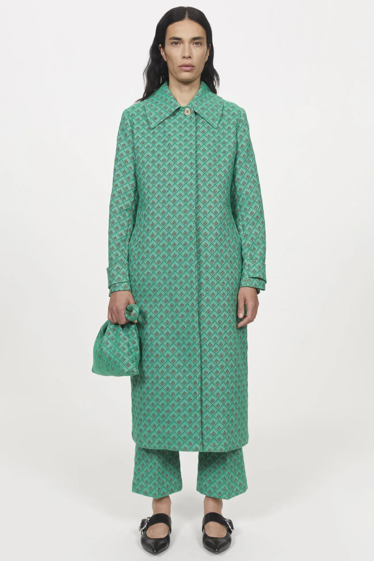 Outlet Rodebjer Aida Monogram Coat