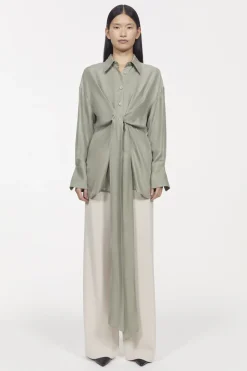 Sale Rodebjer Almond Peach Twill Shirt