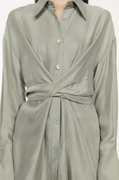 Sale Rodebjer Almond Peach Twill Shirt
