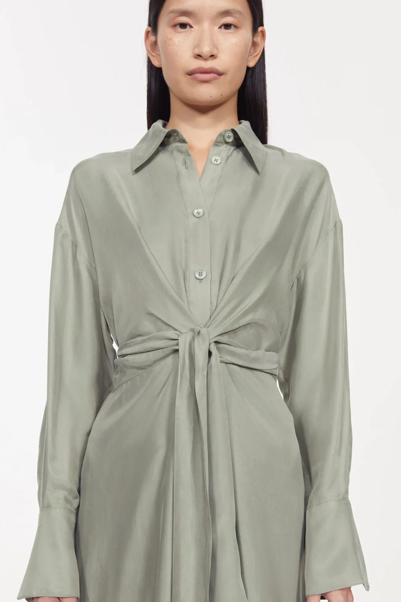 Outlet Rodebjer Apple Peach Twill Dress