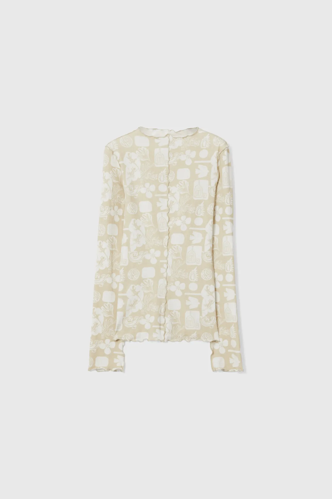 New Rodebjer Columbina Sketchbook Jersey Top