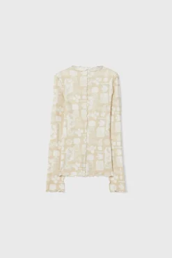 New Rodebjer Columbina Sketchbook Jersey Top