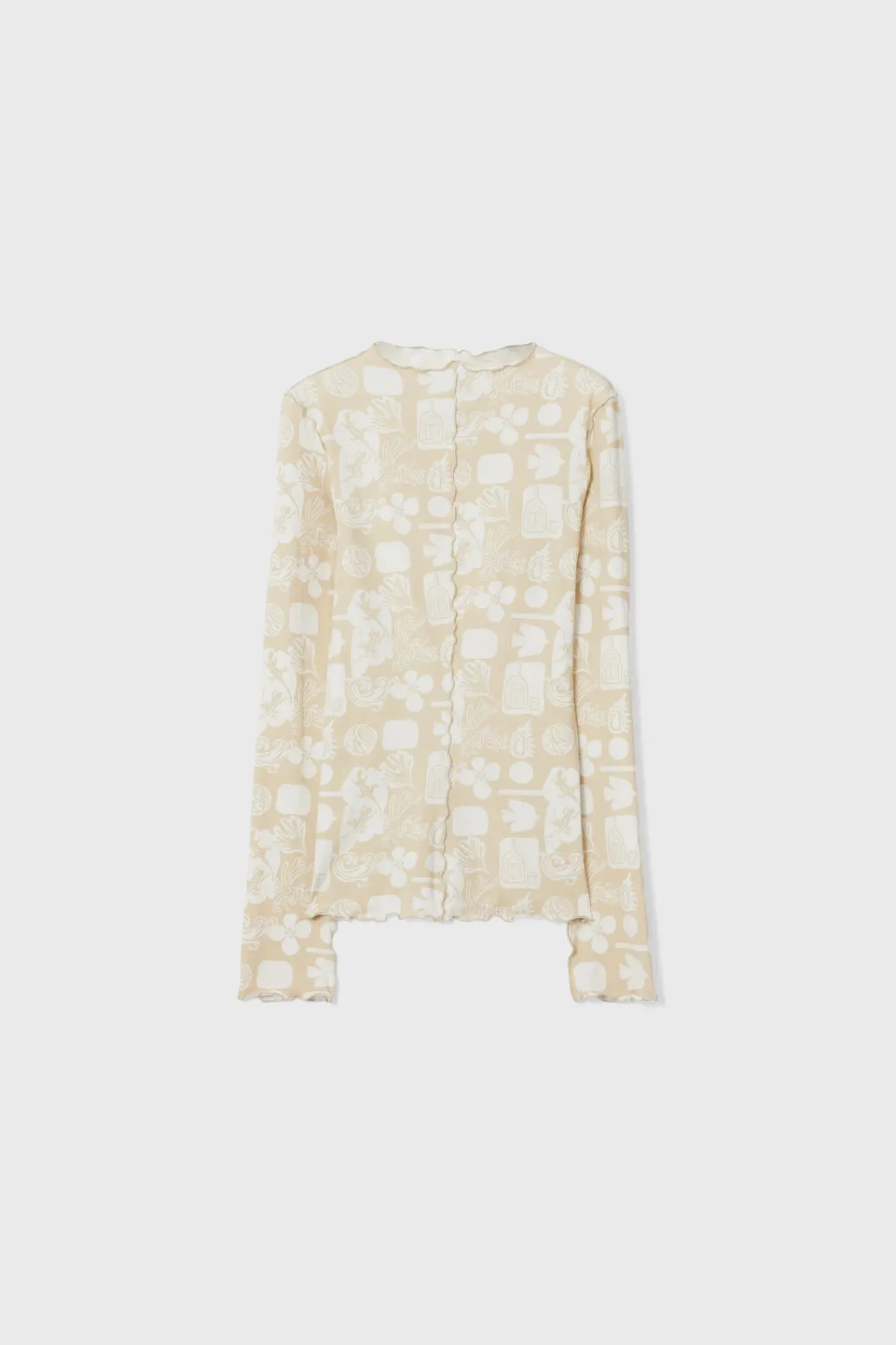 New Rodebjer Columbina Sketchbook Jersey Top