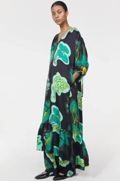 Hot Rodebjer Dakota Leaf Hammered Dress