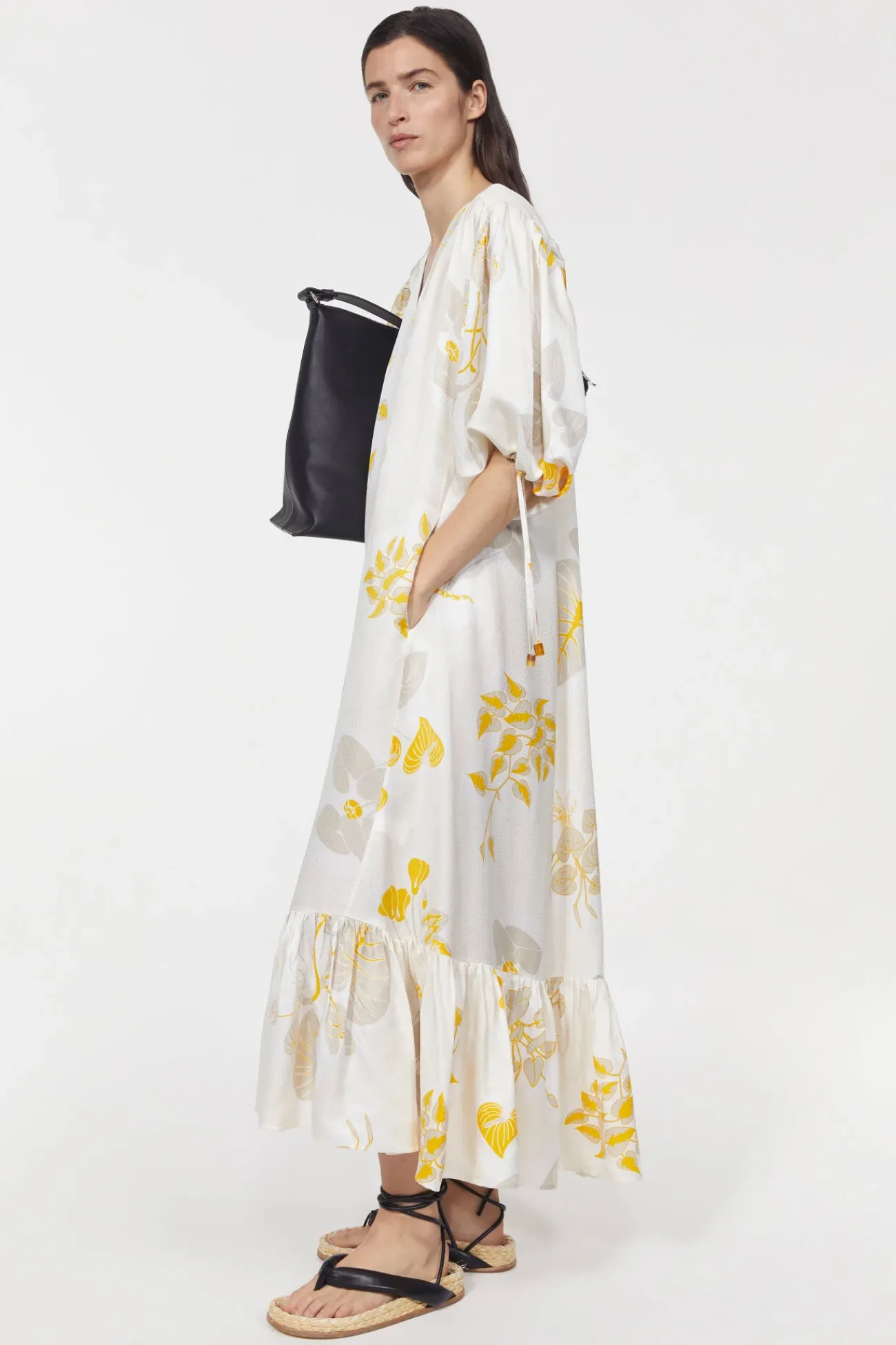Clearance Rodebjer Dakota Leaf Hammered Dress