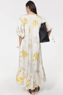 Clearance Rodebjer Dakota Leaf Hammered Dress