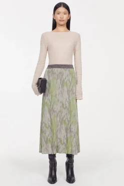 Sale Rodebjer Flora Jaquard Knitted Skirt