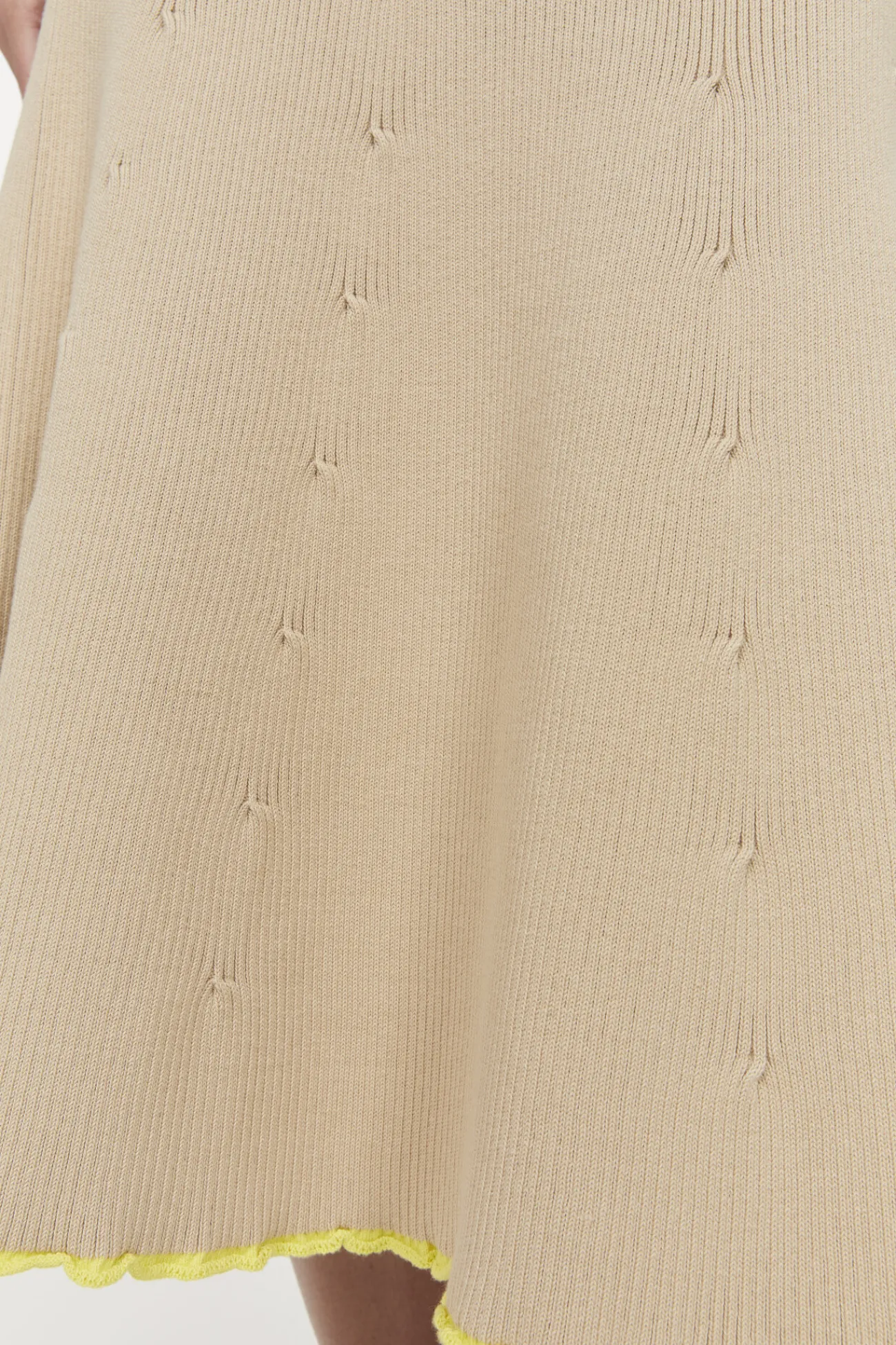 Online Rodebjer Fly Rib Knitted Skirt