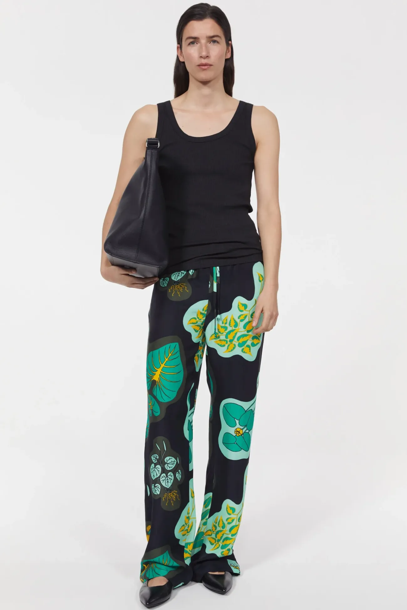 Clearance Rodebjer Lunara Leaf Pants