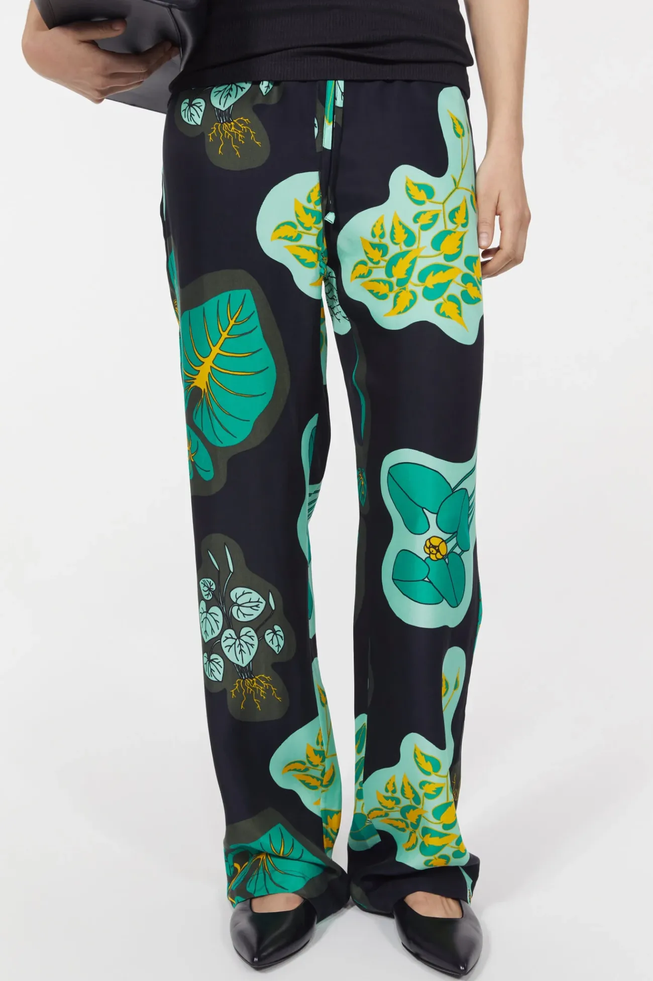 Clearance Rodebjer Lunara Leaf Pants
