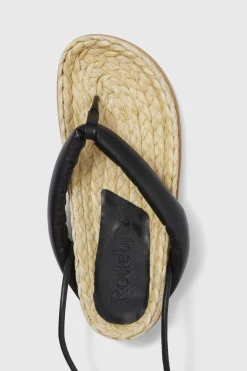 Sale Rodebjer Santorino Straw Sandals